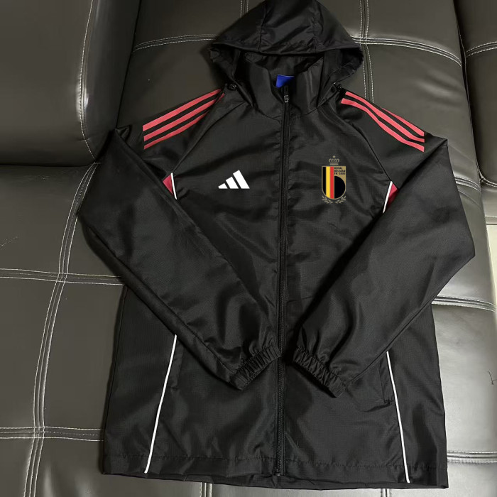 26-27 Belgium Black Windbreaker