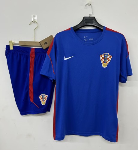 26-27 Croatia Royal Blue Training Short Suit