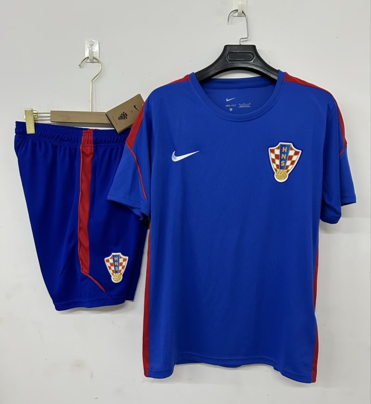 26-27 Croatia Royal Blue Training Short Suit