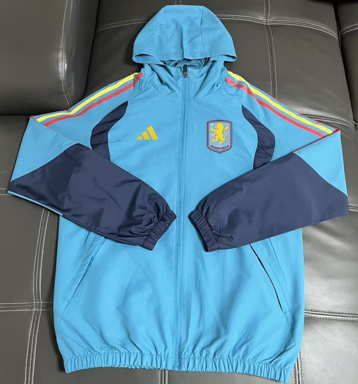 26-27 Aston Villa Blue Windbreaker