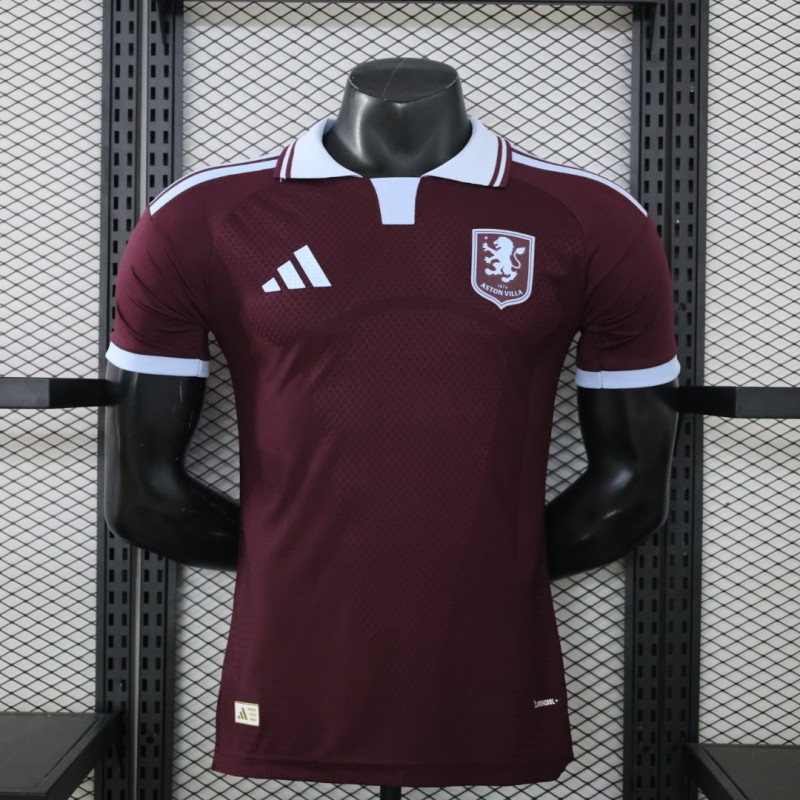 26-27 Aston Villa Home Home Player Version Soccer Jersey