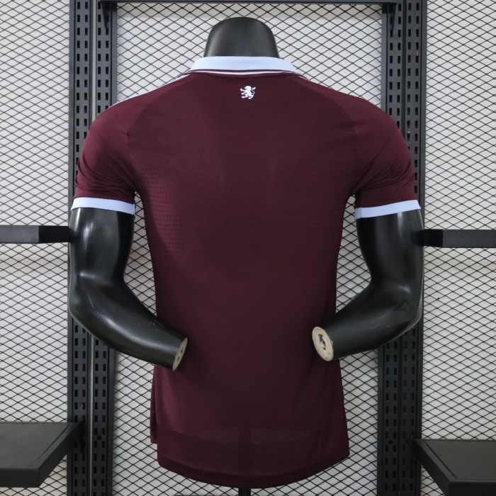 26-27 Aston Villa Home Home Player Version Soccer Jersey