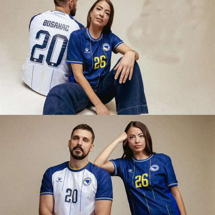 26-27 Bosnia and Herzegovina Away Fans Soccer Jersey