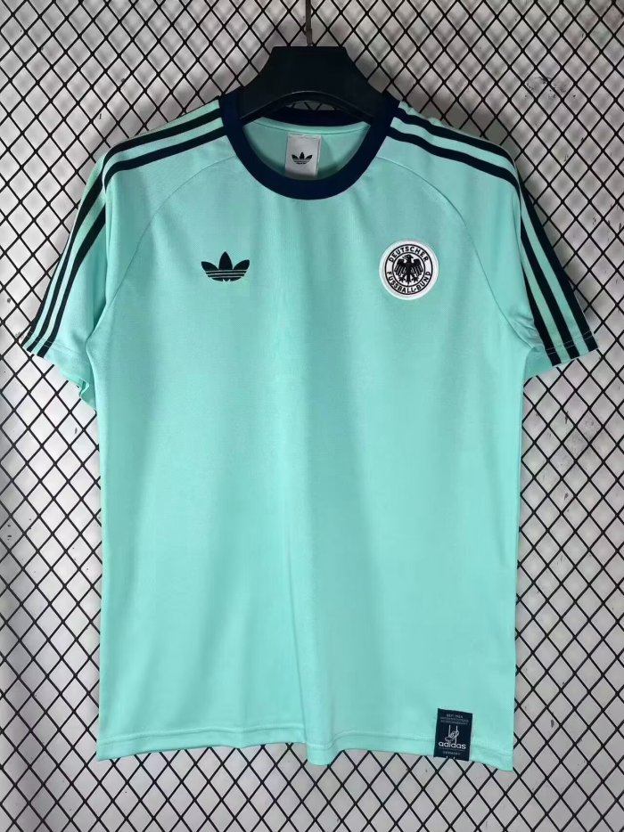 26-27 Germany Lake Blue Casual Edition Training shirts