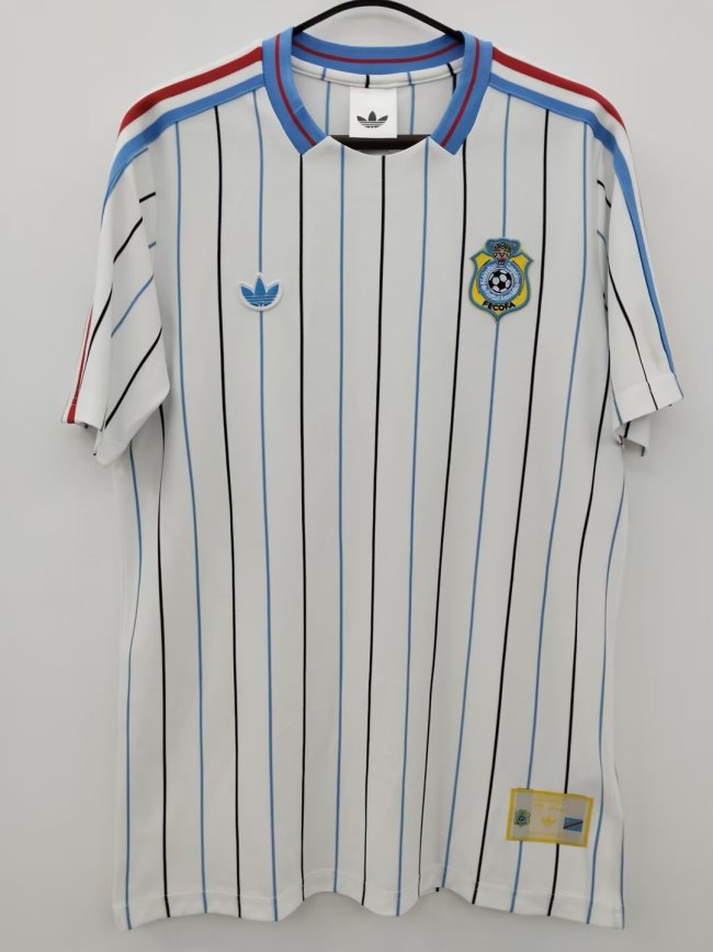 26-27 DR Congo White Casual Edition Fans Training shirts