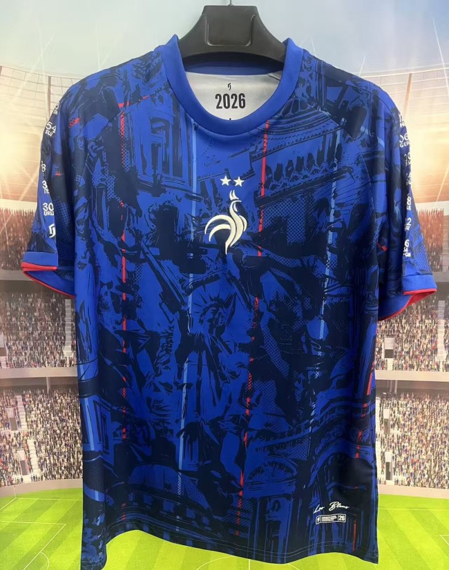 26-27 France Blue Special Edition Training shirts