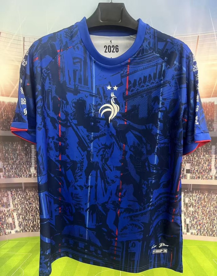 26-27 France Blue Special Edition Training shirts