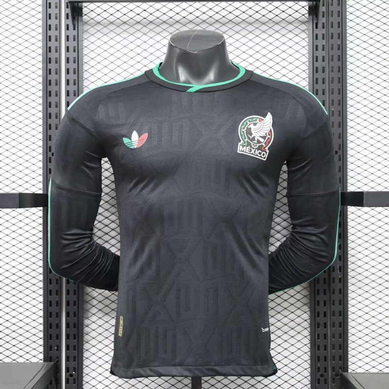 26-27 Mexico Third Away Player Version Long Sleeves Soccer Jersey