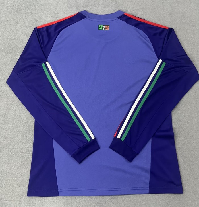 26-27 Mexico Purple Fans Long Sleeves Goalkeeper Soccer Jersey