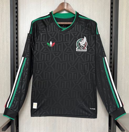 26-27 Mexico Third Away Fans Long Sleeves Soccer Jersey