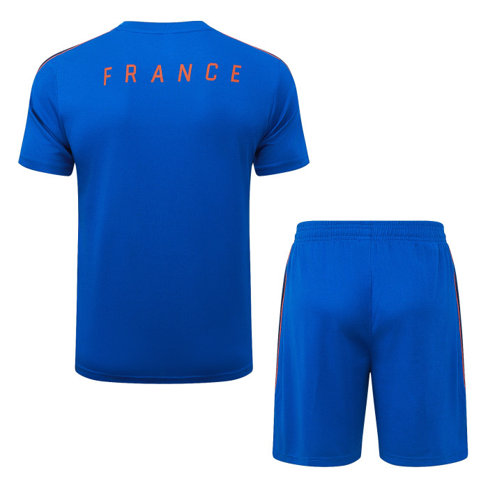 26-27 France Royal Blue Training Short Suit