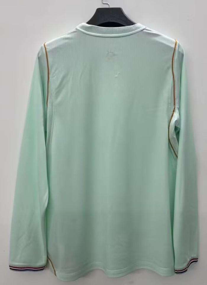 26-27 France Away Fans Long Sleeves Soccer Jersey