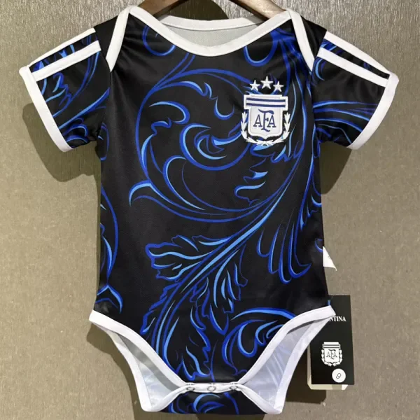 26-27 Argentina Away Baby Infant Crawl Suit