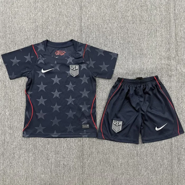 26-27 USA Away Kids Soccer Jersey