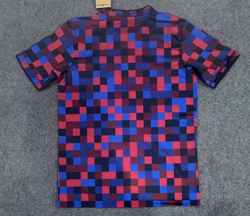 26-27 BAR Red Blue Training shirts