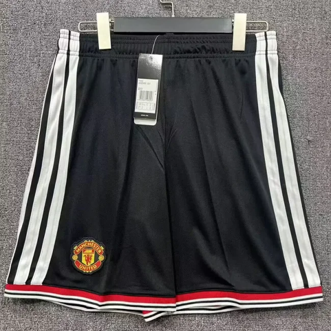 26-27 Man Utd Black Shorts Pants