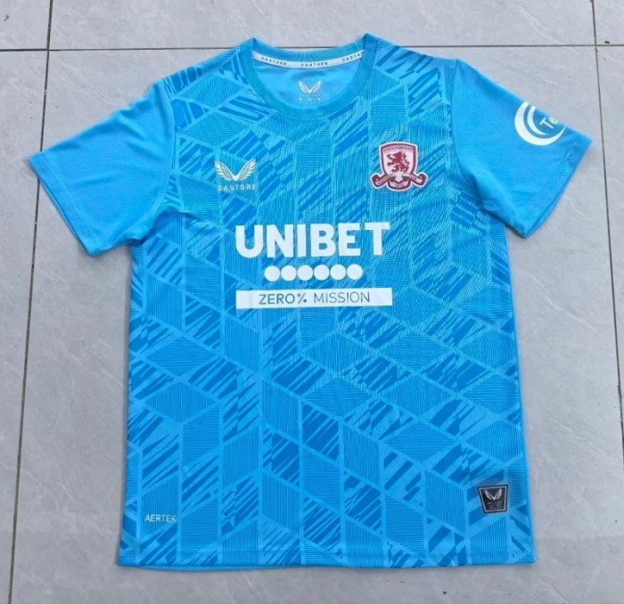 25-26 Middlesbrough Blue Fans Soccer Jersey