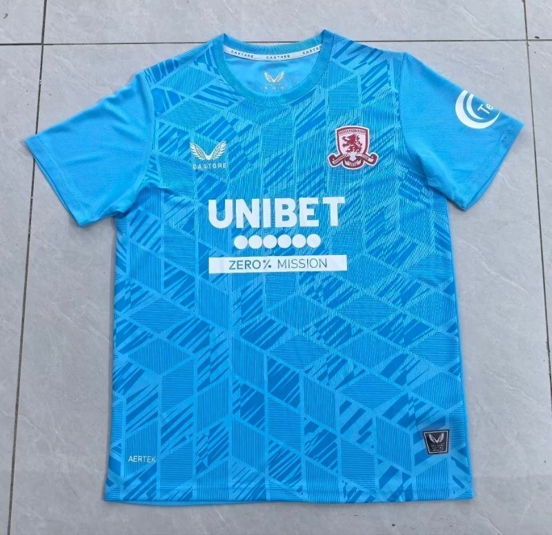 25-26 Middlesbrough Blue Fans Soccer Jersey