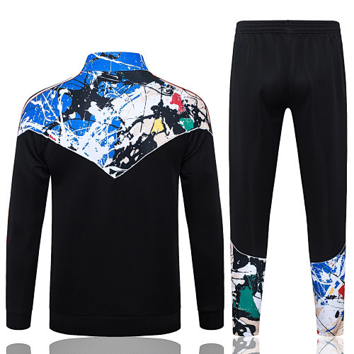 26-27 Man Utd Black blue Jacket Tracksuit