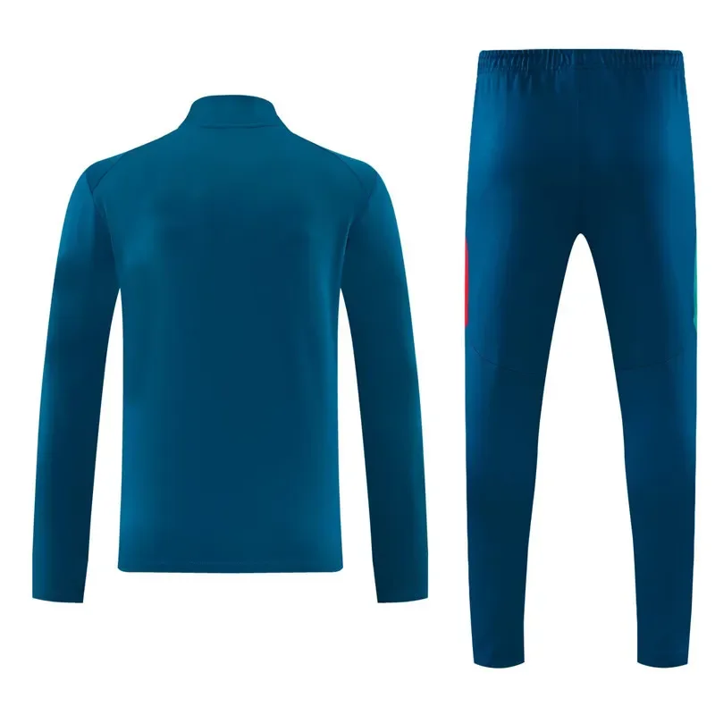 26-27 Portugal Lake blue Half Pull Tracksuit (半拉链)