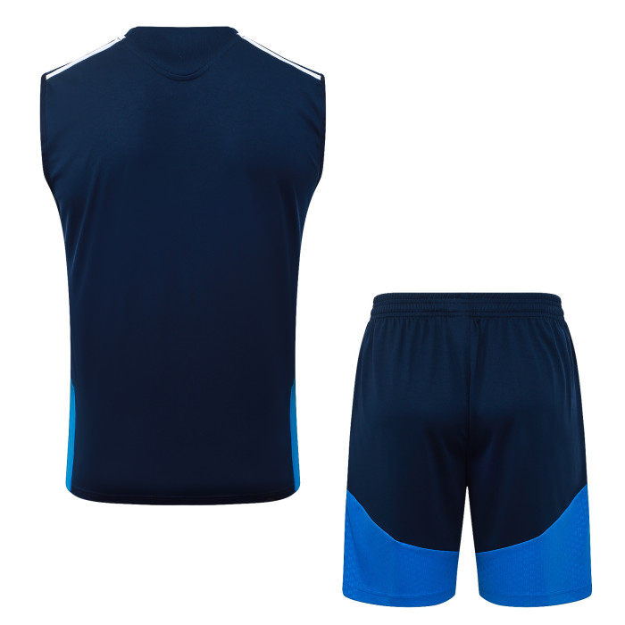 26-27 Cruzeiro Drak blue Tank top and shorts suit