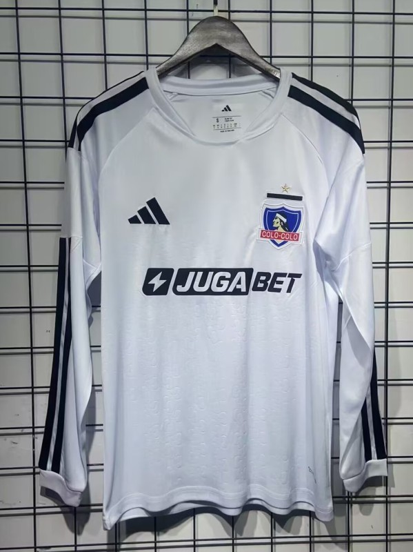 26-27 Colo-Colo Home Fans Long Sleeve Soccer Jersey (长袖)