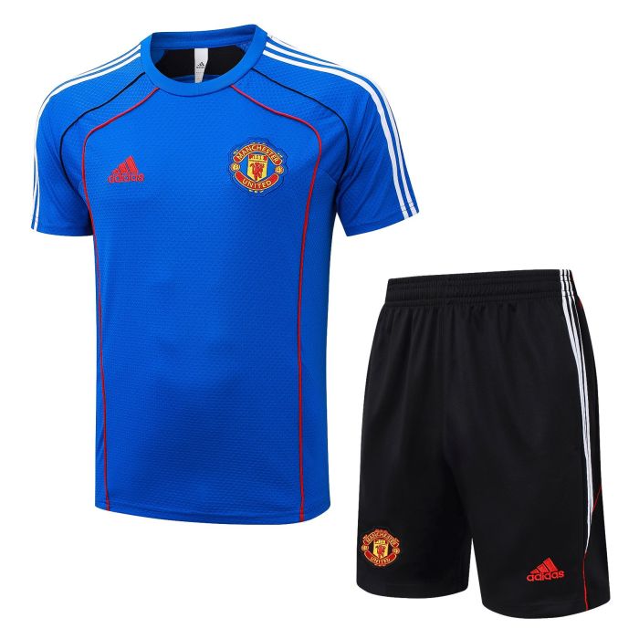 25-26 Man Utd Blue Training Short Suit