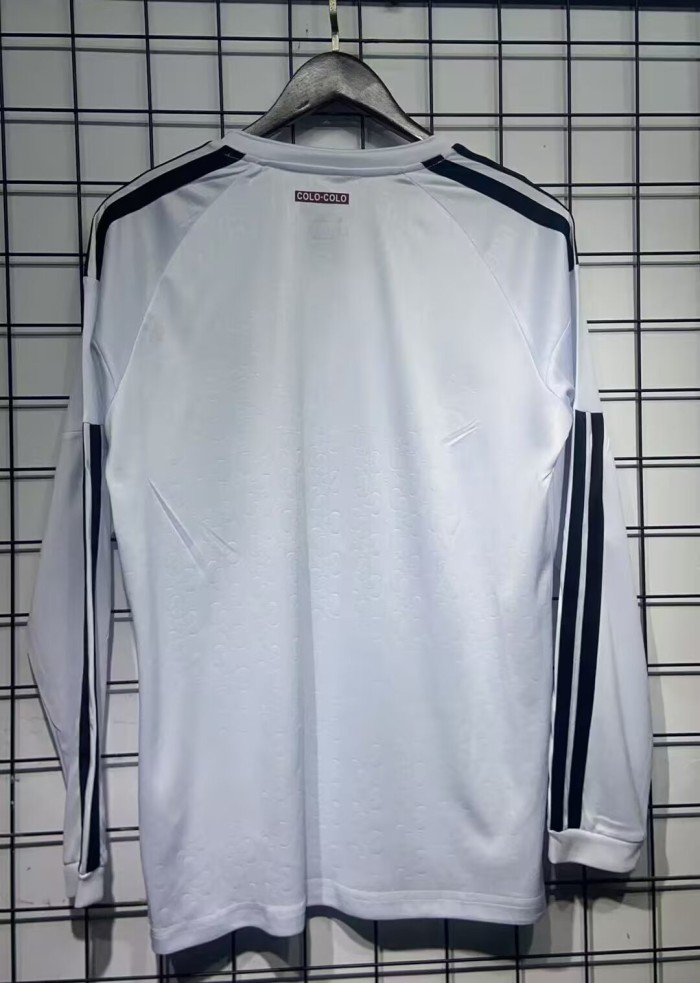 26-27 Colo-Colo Home Fans Long Sleeve Soccer Jersey (长袖)
