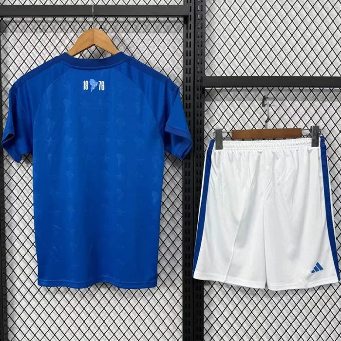 26-27 Cruzeiro Home Kids Soccer Jersey