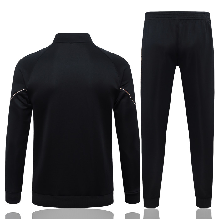 26-27 Portugal Black Jacket Tracksuit