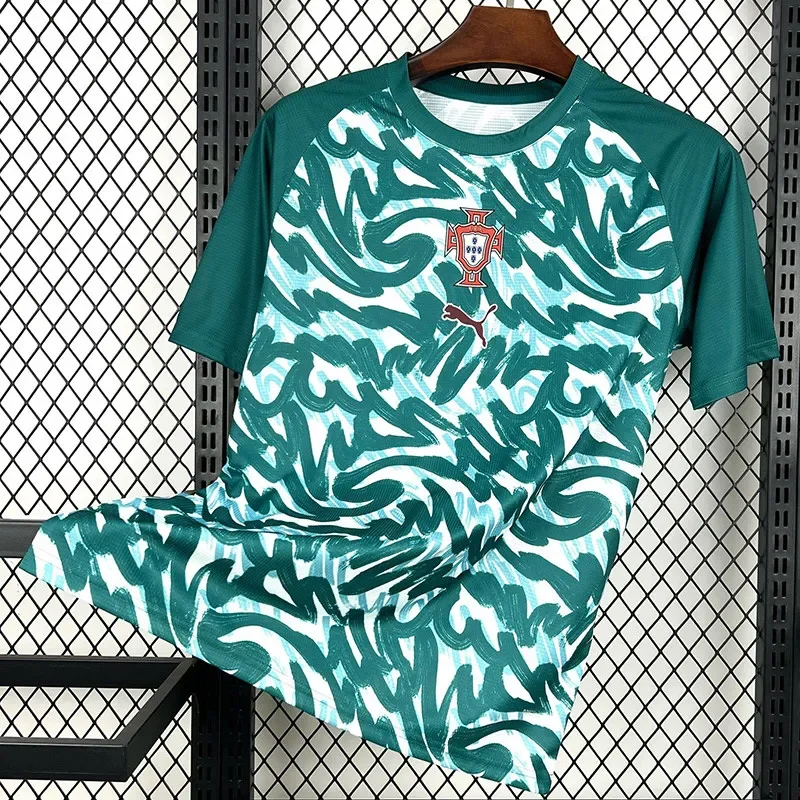 26-27 Portugal Green Fans Training shirts