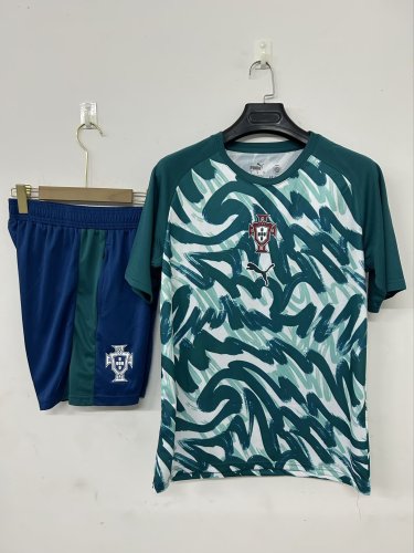 26-27 Portugal Green Training Short Suit