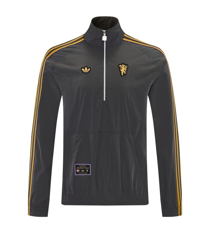 26-27 Man Utd Dark gray Windbreaker