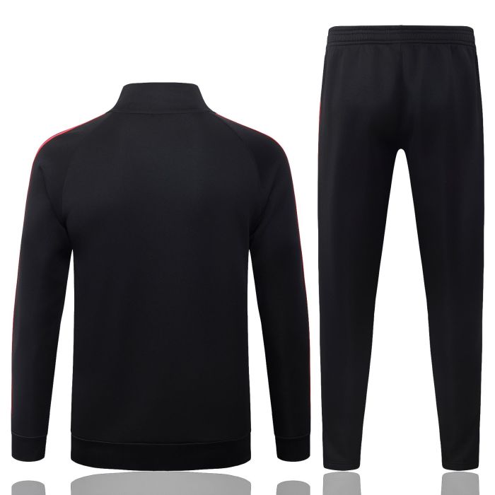26-27 Man Utd Black Jacket Tracksuit