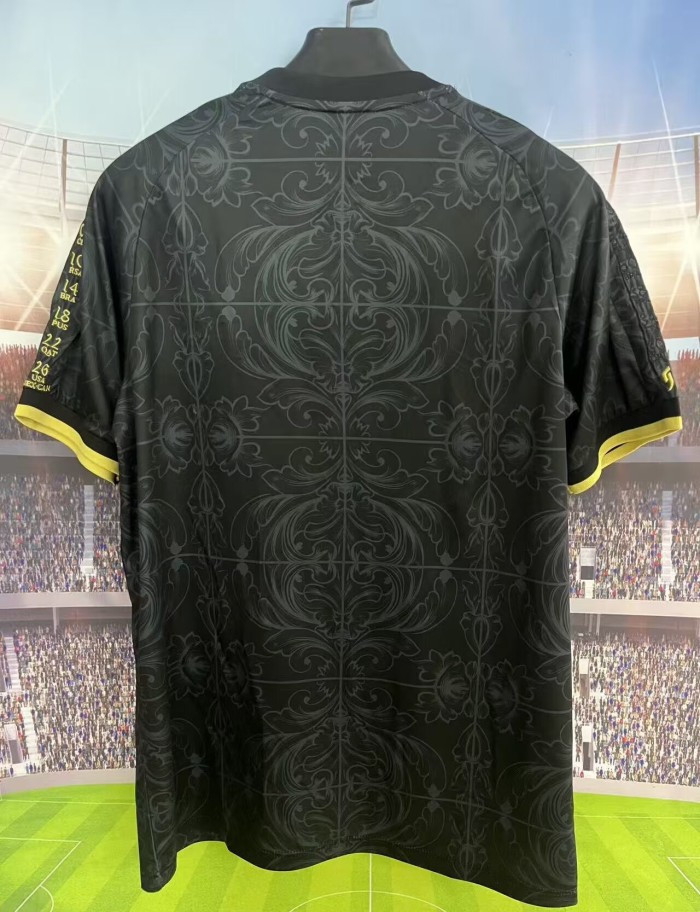 26-27 Portugal Black Red Special Edition Fans Training shirts