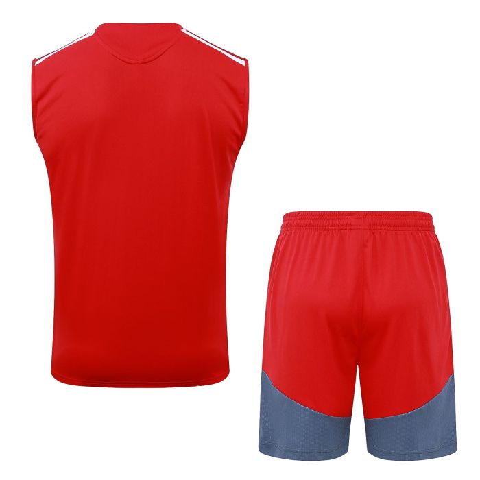 26-27 Internacional Red Tank top and shorts suit