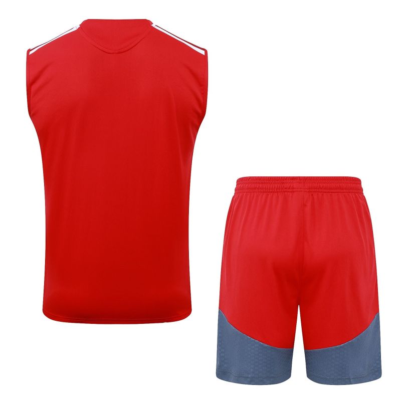 26-27 Internacional Red Tank top and shorts suit