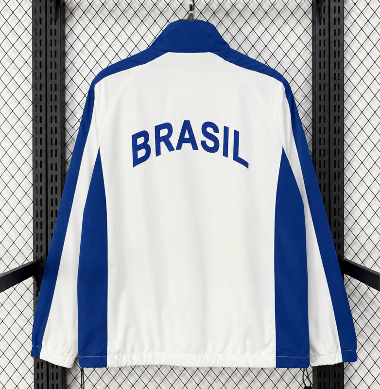 1998 Brazil White Windbreaker