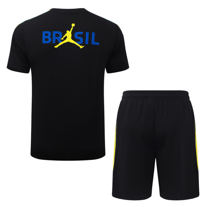 26-27 Brazil Black Training Short Suit