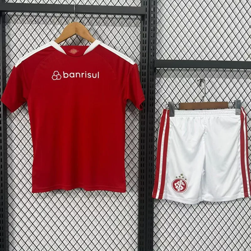 26-27 Internacional Home Kids Soccer Jersey