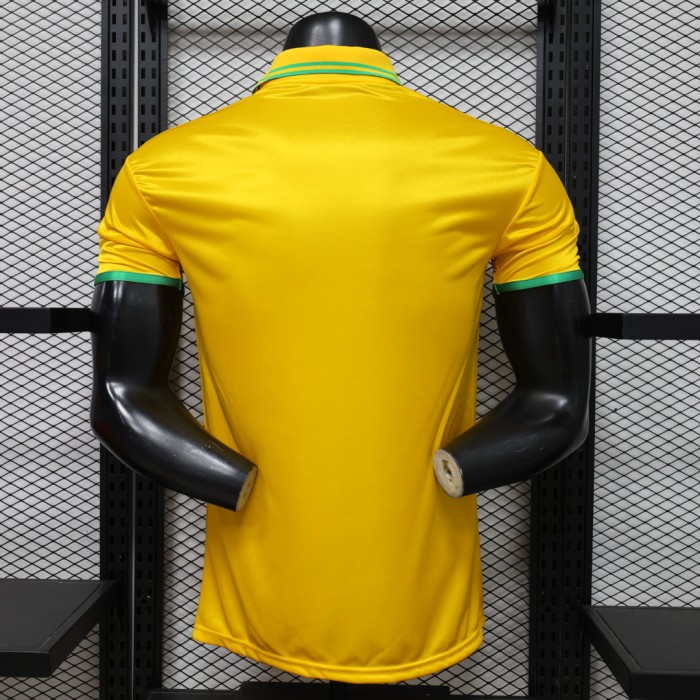 26-27 Brazil Yellow Player Version Soccer Jersey