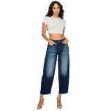 PREJEAN Women's Curved Blade Jeans