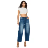 PREJEAN Women's Curved Blade Jeans