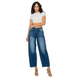 PREJEAN Women's Curved Blade Jeans
