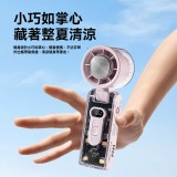 FC8 炫彩機甲 透明機甲摺疊風扇