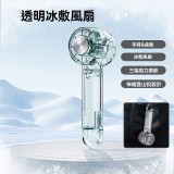 W21 INS風 透明手持冷敷風扇