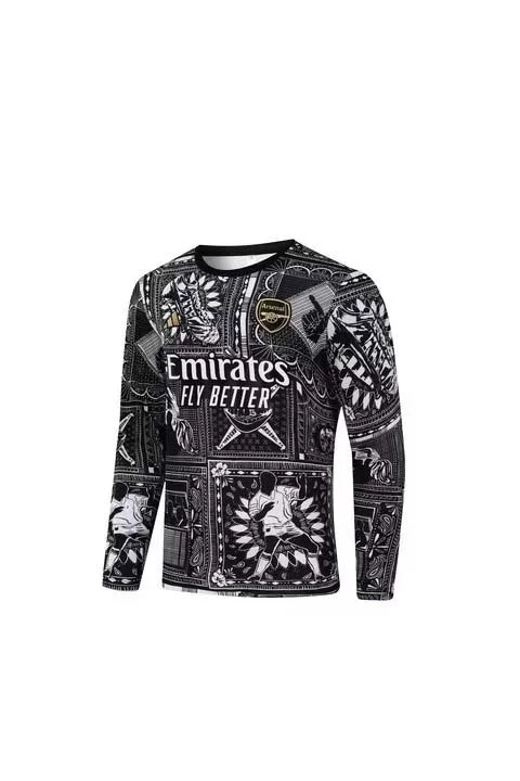 Arsenal Training Wear Black Football Shirt 2023