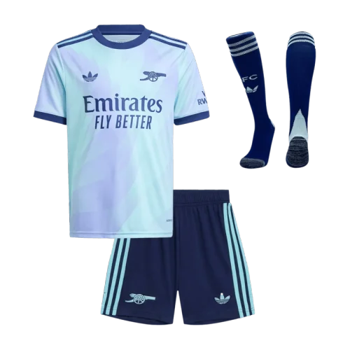 Kids Arsenal Custom Third Away Full Soccer Kits 2024-25