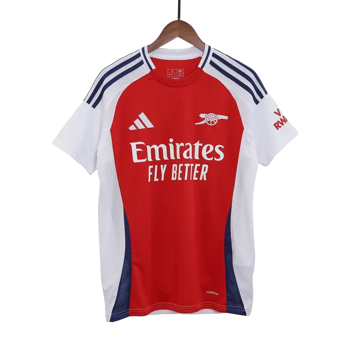Arsenal Home HAVERTZ #29 SAKA #7 ØDEGAARD #8 RICE #41 Soccer Jersey 2024-25