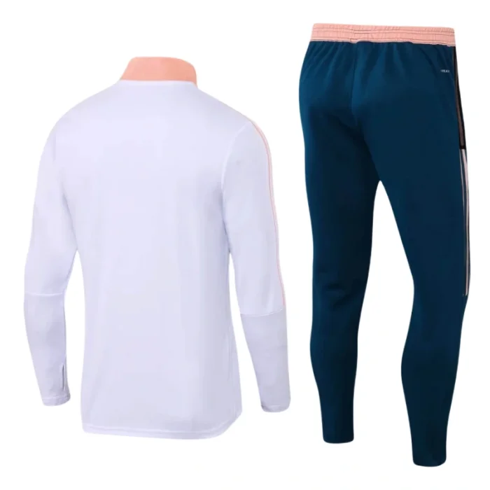 Arsenal Half-Pull Training Suit White Football Shirt 2021/2022